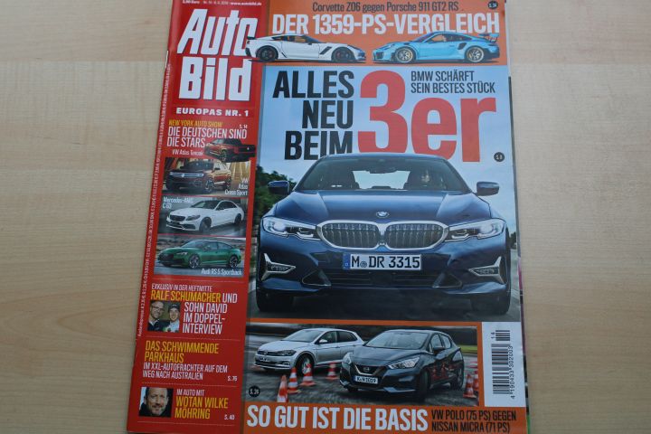 Deckblatt Auto Bild (14/2018)